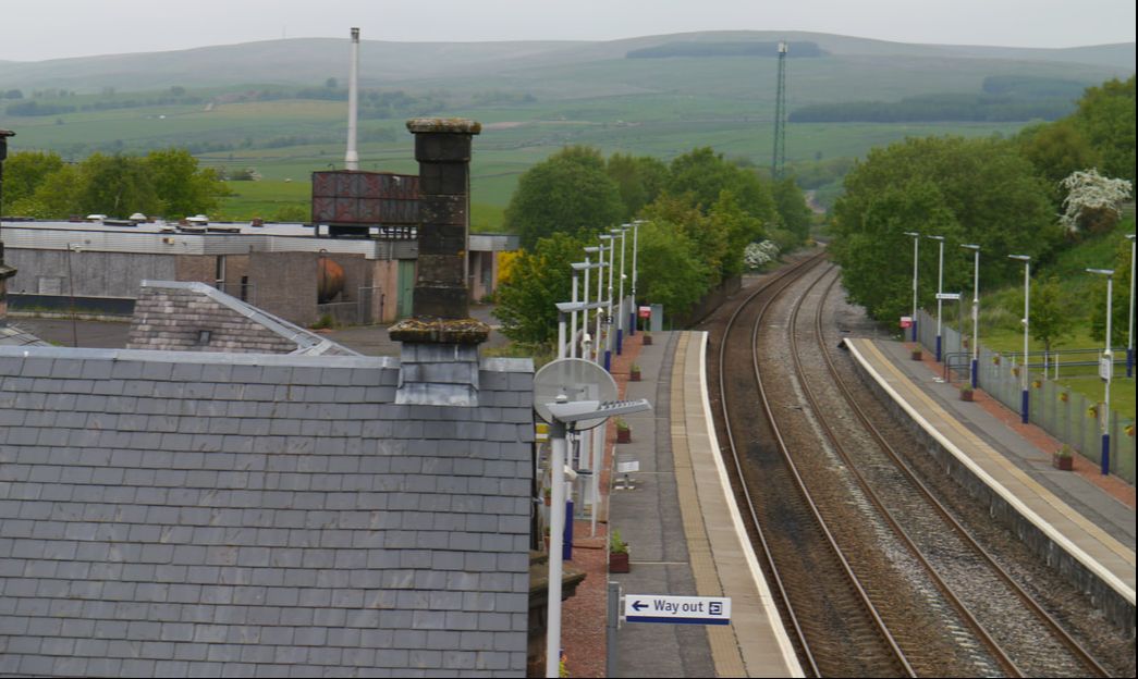 Sanquhar Railway Station Photo Kirkconnel Cumnock Line. Carronbridge 4 